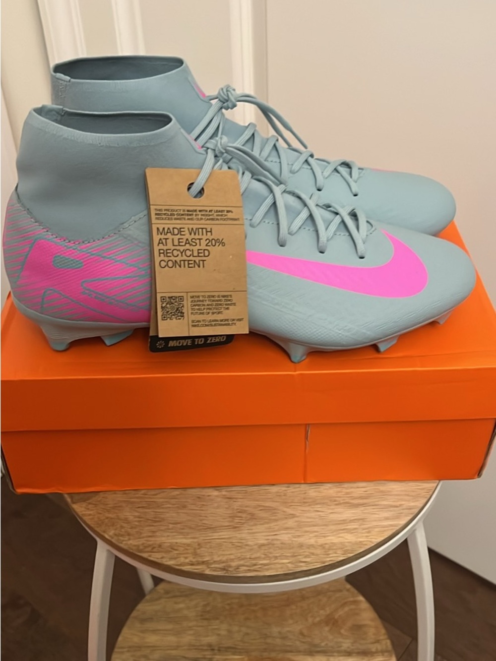 Nike Zoom Mercurial Superfly 10 Ocean Cube / Pink Blast “Prism Pack"